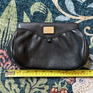 Cole Haan Magnetic Black Leather Clutch